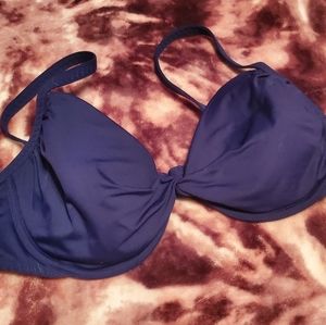 Navy Blue Bathing Suit Top